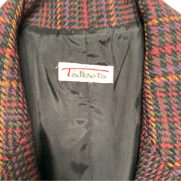 Talbots Women’s Jacket Blazer Size L Multicolor Wool Blend - Picture 10 of 10
